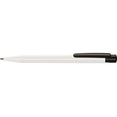 Branded Promotional SUPERSAVER EXTRA BALL PEN in Black Pen From Concept Incentives.