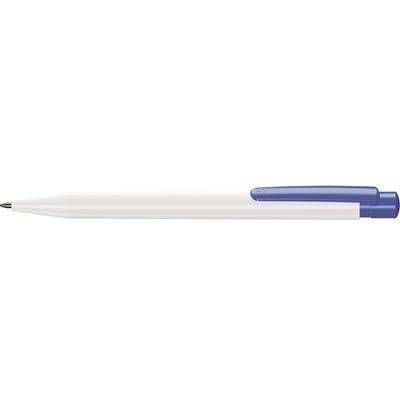 Branded Promotional SUPERSAVER EXTRA BALL PEN in Blue Pen From Concept Incentives.