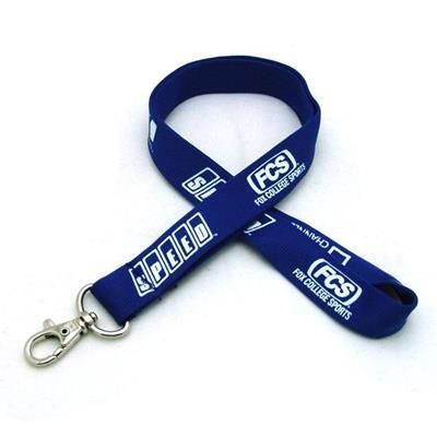 Branded Promotional 3 - 4 INCH SILKSCREENED TUBULAR LANYARD with Deluxe Swivel Hook Lanyard From Concept Incentives.