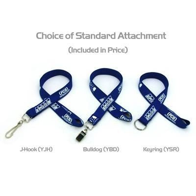 Branded Promotional 3 - 4 INCH SILKSCREENED TUBULAR LANYARD with J Hook Lanyard From Concept Incentives.