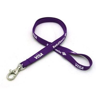 Branded Promotional 3 - 8 INCH SILKSCREENED TUBULAR LANYARD with Deluxe Swivel Hook Lanyard From Concept Incentives.