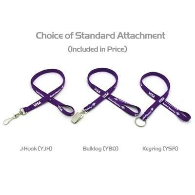 Branded Promotional 3 - 8 INCH SILKSCREENED TUBULAR LANYARD with J Hook Lanyard From Concept Incentives.