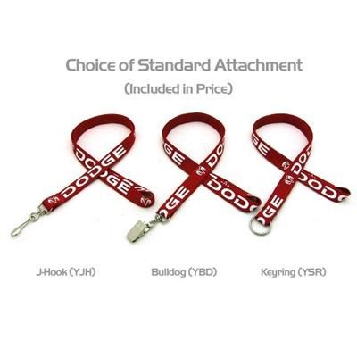 Branded Promotional 5 - 8 INCH SILKSCREENED TUBULAR LANYARD with J Hook Lanyard From Concept Incentives.