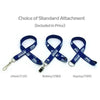 Branded Promotional SILKSCREENED TUBULAR LANYARD with Bulldog Clip Lanyard From Concept Incentives.