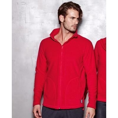 Branded Promotional STEDMAN ACTIVE MENS FLEECE JACKET Fleece From Concept Incentives.