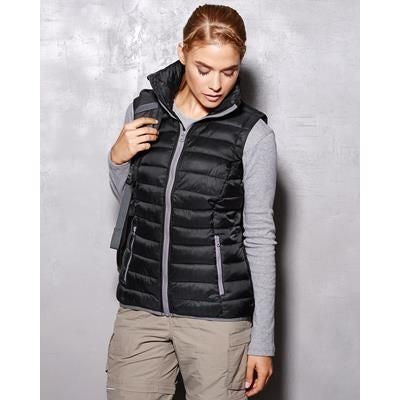 Branded Promotional ACTIVE BY STEDMAN LADIES PADDED VEST Jacket From Concept Incentives.