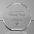 Branded Promotional CRYSTAL GLASS STAND UP CIRCLE AWARD Award From Concept Incentives.