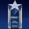 Branded Promotional CRYSTAL GLASS STAR TOWER-COLUMN AWARD OR TROPHY AWARD Award From Concept Incentives.