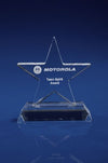 Branded Promotional CRYSTAL GLASS STARLIGHT PAPERWEIGHT Award From Concept Incentives.