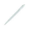 Branded Promotional SUPERSAVER TWIST FROST BALL PEN in White Pen From Concept Incentives.