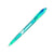 Branded Promotional SUPERSAVER TWIST FROST BALL PEN in Aqua Pen From Concept Incentives.