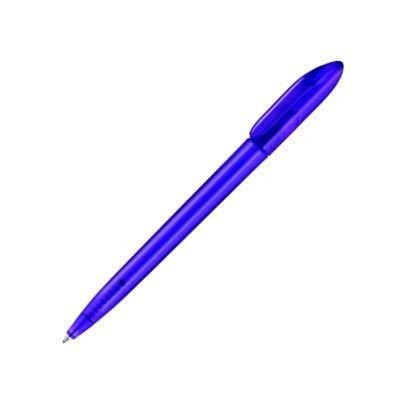 Branded Promotional SUPERSAVER TWIST FROST BALL PEN in Purple Pen From Concept Incentives.