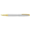 Branded Promotional STERLING CLASSIC METAL FOUNTAIN PEN in Silver & Gold Pen From Concept Incentives.