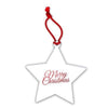Branded Promotional RECYCLED STAR DECORATION Christmas Decoration From Concept Incentives.