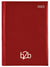 Branded Promotional STRATA A5 PAGADAY STANDARD DESK DIARY in Red from Concept Incentives