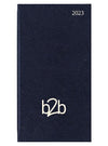 Branded Promotional STRATA DELUXE POCKET DIARY in Blue Diary From Concept Incentives.