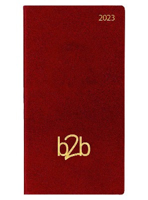 STRATA Branded Promotional PORTRAIT POCKET DIARY in Red from Concept Incentives