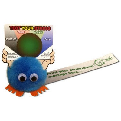 Branded Promotional STRESS CARD WEEPUL LOGO BUG Advertising Bug From Concept Incentives.