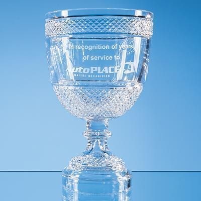 Branded Promotional 35CM LEAD CRYSTAL FOOTED PRESENTATION BOWL Bowl From Concept Incentives.