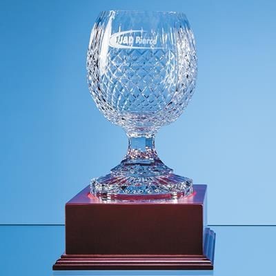 Branded Promotional 23CM LEAD CRYSTAL FOOTED PRESENTATION BOWL Bowl From Concept Incentives.