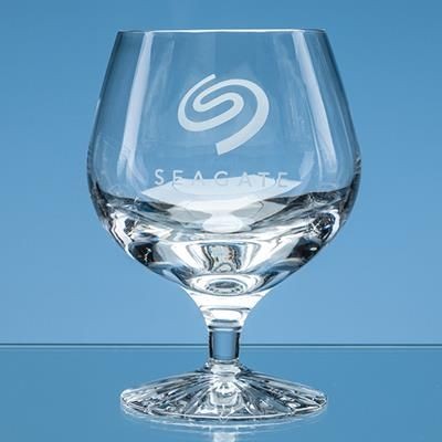 Branded Promotional 400ML GROSVENOR LEAD CRYSTAL BRANDY with Star Cut Base Brandy Glass From Concept Incentives.