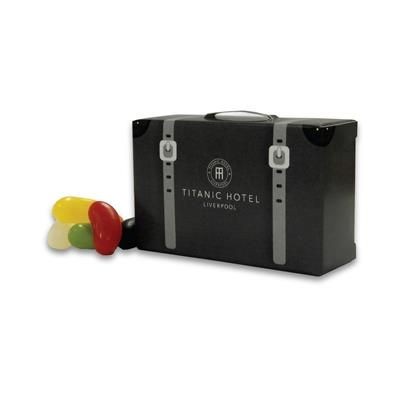 Branded Promotional SUITCASE BOX Sweets From Concept Incentives.
