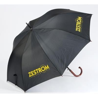 Branded Promotional SUSINO WALKER AUTOMATIC UMBRELLA in Black Umbrella From Concept Incentives.