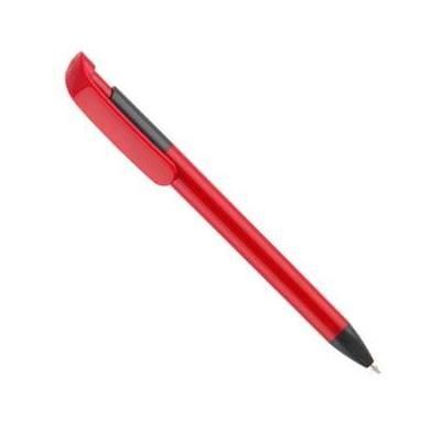 Branded Promotional ALLSTAR COLOUR BALL PEN in Red with Black Trim Pen From Concept Incentives.