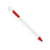 Branded Promotional ALLSTAR EXTRA BALL PEN with White Barrel & Red Trim Pen From Concept Incentives.