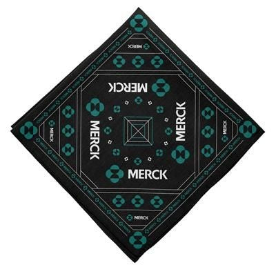 Branded Promotional CUSTOM SUBLIMATED PRINTED SQUARE BANDANA Bandana From Concept Incentives.