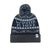 Branded Promotional ACRYLIC PULL UP BEANIE with Bobble Hat From Concept Incentives.