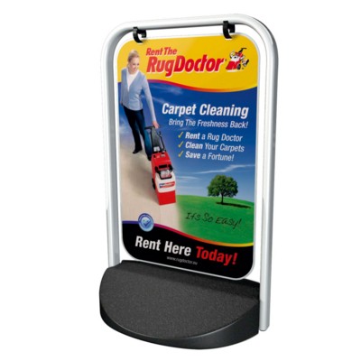 Branded Promotional A2 SWINGER 2000 PAVEMENT SIGN Sign From Concept Incentives.