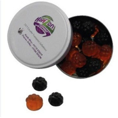 Branded Promotional SWEETS TRAVEL TIN Sweets From Concept Incentives.