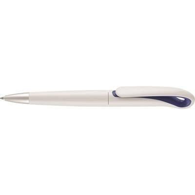 Branded Promotional SWAN BALL PEN in Blue Pen From Concept Incentives.