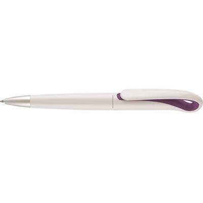 Branded Promotional SWAN BALL PEN in Purple Pen From Concept Incentives.