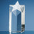 Branded Promotional 18CM OPTICAL CRYSTAL GLASS STAR COLUMN AWARD Award From Concept Incentives.