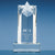 Branded Promotional 20CM OPTICAL CRYSTAL STAR COLUMN AWARD Award From Concept Incentives.