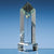 Branded Promotional 23CM OPTICAL CRYSTAL GLASS DIAMOND AWARD Award From Concept Incentives.