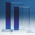 Branded Promotional 19CM OPTICAL CRYSTAL GLASS BLUELINE RECTANGULAR AWARD Award From Concept Incentives.