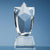 Branded Promotional 20CM OPTICAL CRYSTAL GLASS STARBURST AWARD Award From Concept Incentives.
