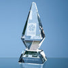 Branded Promotional 25CM OPTICAL CRYSTAL GLACIER AWARD Award From Concept Incentives.