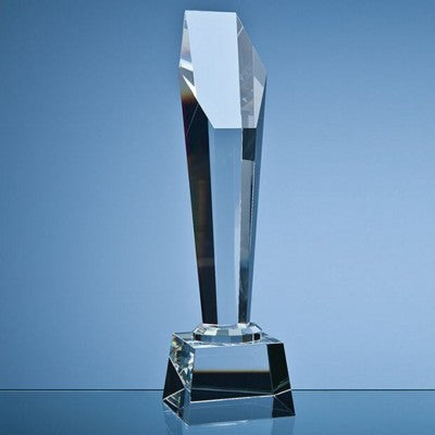 Branded Promotional OPTICAL CRYSTAL HEXAGON COLUMN AWARD Award From Concept Incentives.