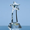Branded Promotional 25CM OPTICAL CRYSTAL SHOOTING STAR AWARD Award From Concept Incentives.