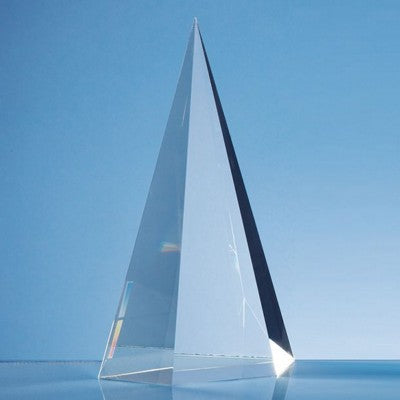 Branded Promotional OPTICAL CRYSTAL GLASS FACET POINT AWARD Award From Concept Incentives.