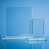 Branded Promotional CLEAR TRANSPARENT GLASS RECTANGULAR AWARD Award From Concept Incentives.