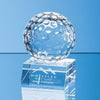 Branded Promotional 8CM OPTICAL CRYSTAL GOLF BALL AWARD Award From Concept Incentives.