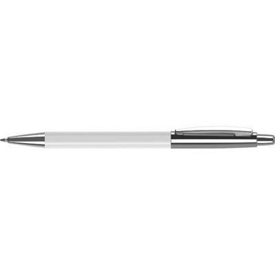 Branded Promotional SYSTEM 060 BALL PEN in Silver Pen From Concept Incentives.