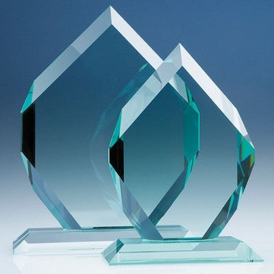 Branded Promotional CRYSTALEDGE JADE GLASS ROYAL DIAMOND AWARD Award From Concept Incentives.