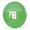 Branded Promotional FLYING ROUND DISC in Green Frisbee From Concept Incentives.