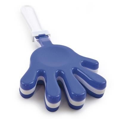 Branded Promotional SMALL HAND CLAPPER in Blue Noise Maker From Concept Incentives.